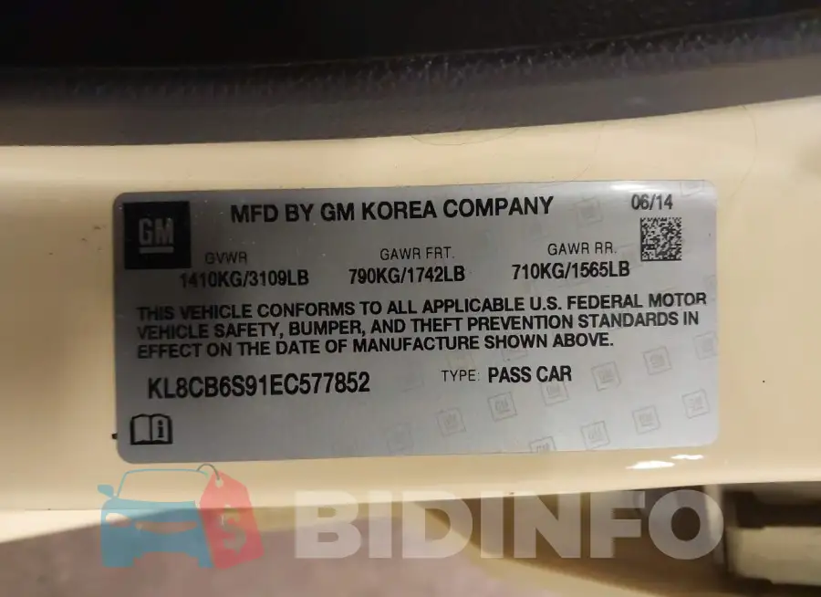 KL8CB6S91EC577852 Photo# 9