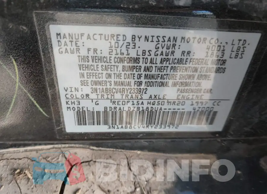 3N1AB8CV4RY233972 Photo# 9