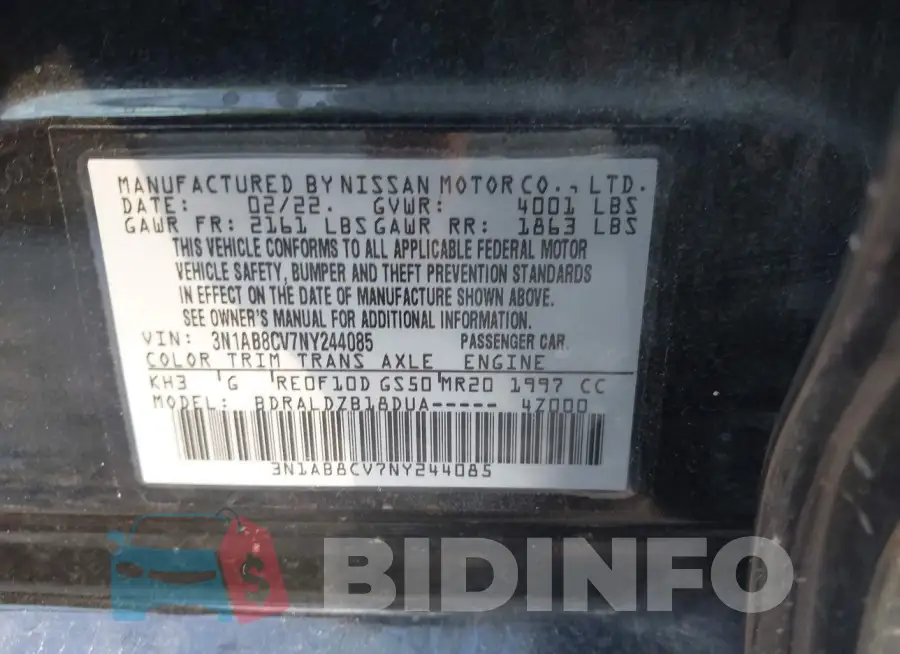 3N1AB8CV7NY244085 Photo# 9