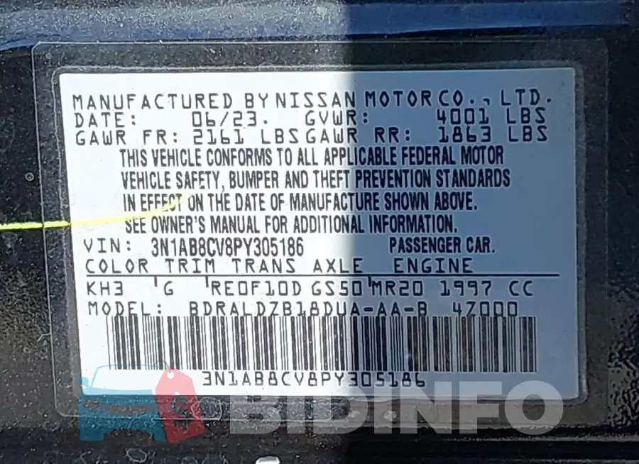3N1AB8CV8PY305186 Photo# 9