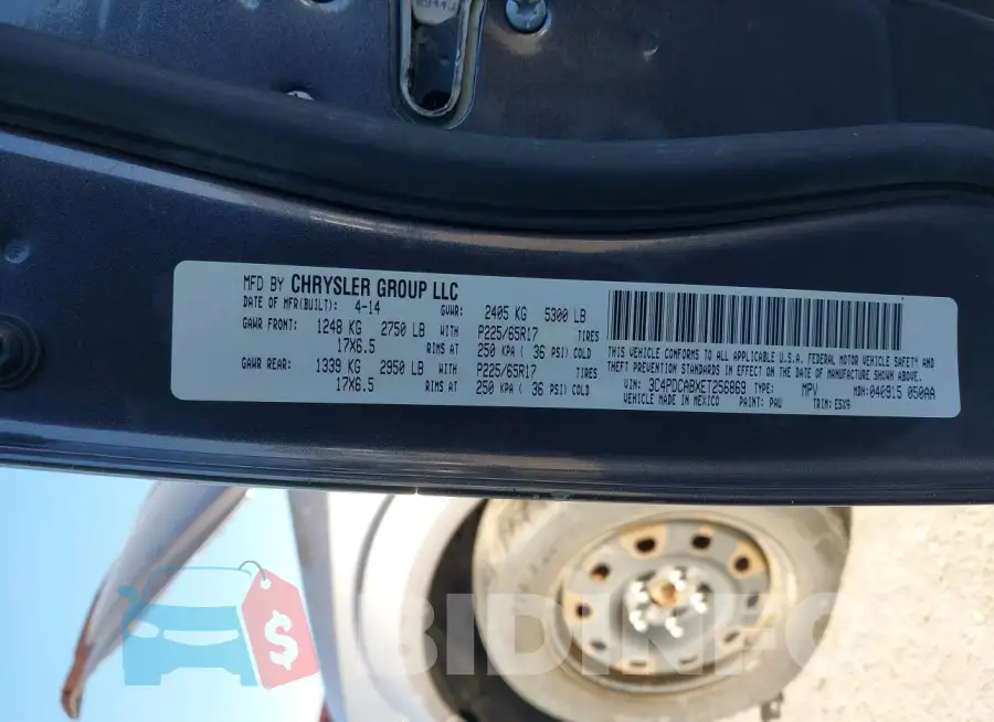 3C4PDCABXET256869 Photo# 9