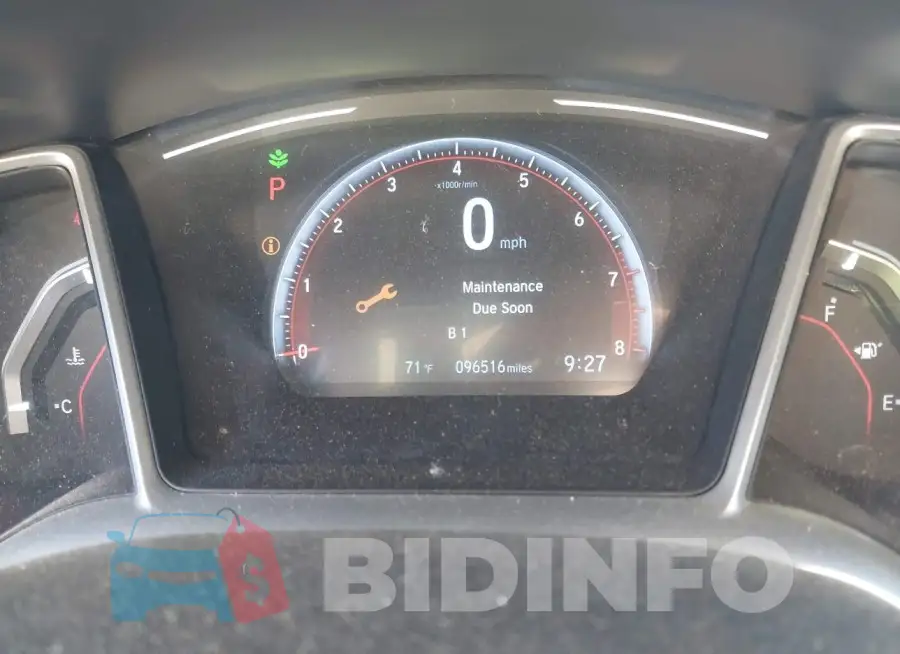 2HGFC2F85KH562843 Photo# 7