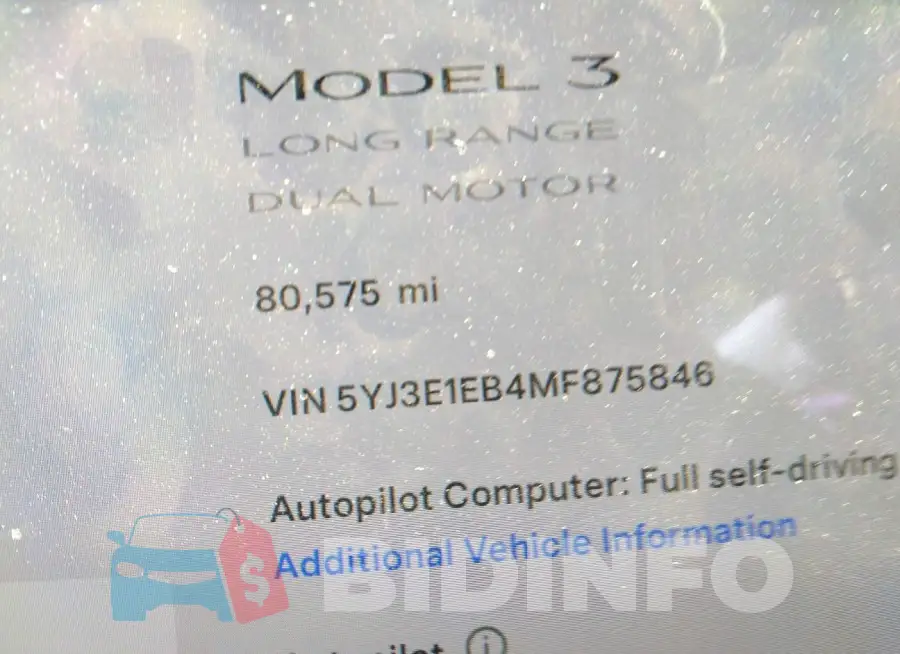 5YJ3E1EB4MF875846 Photo# 15