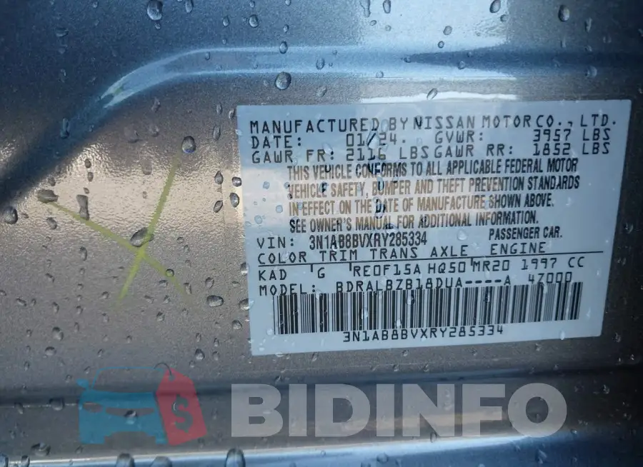 3N1AB8BVXRY285334 Photo# 9