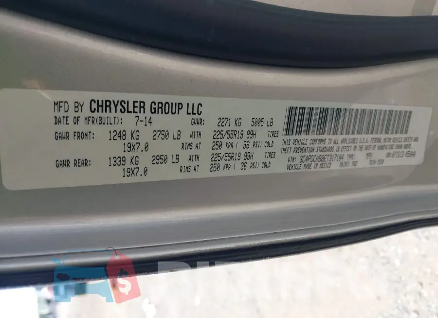 3C4PDCAB8ET317104 Photo# 9