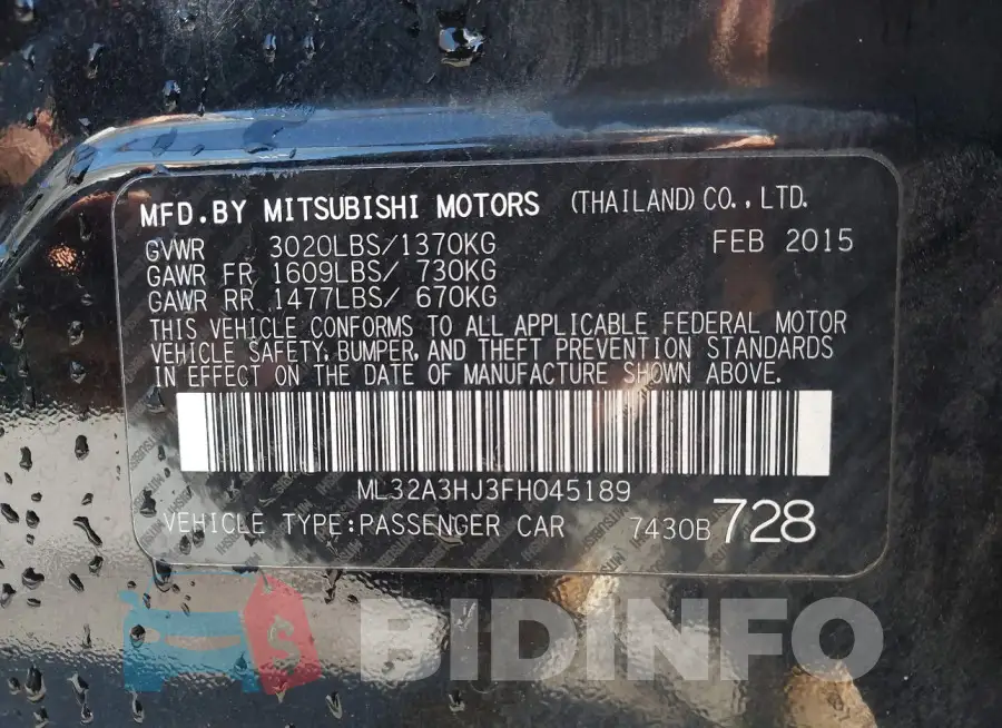 ML32A3HJ3FH045189 Photo# 9