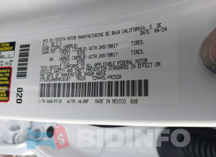 3TMLB5JN6RM018107 Photo# 9