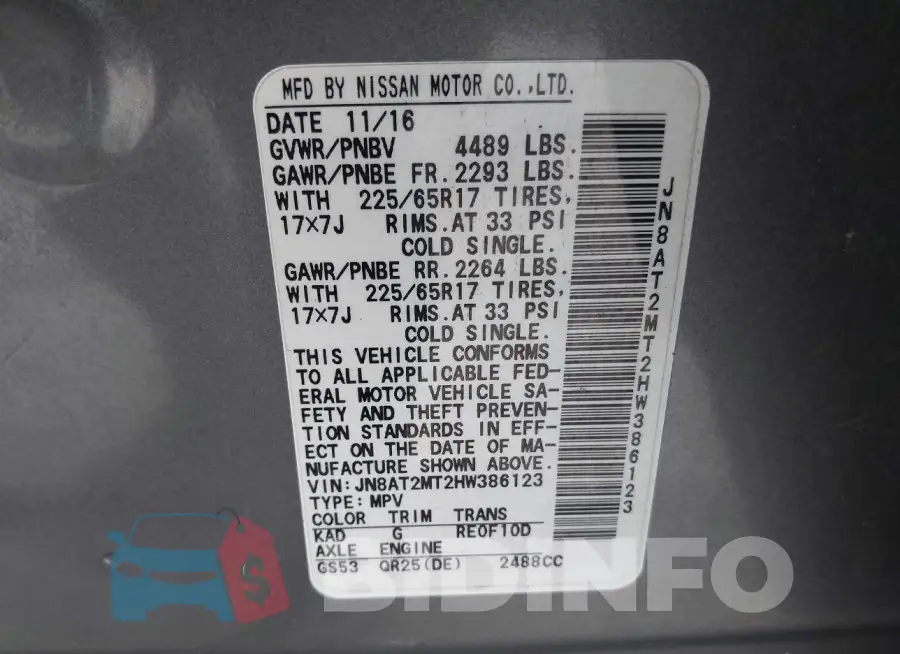JN8AT2MT2HW386123 Photo# 9