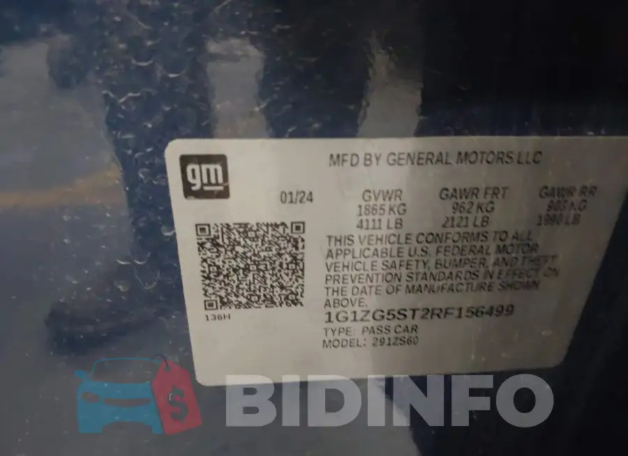 1G1ZG5ST2RF156499 Photo# 9