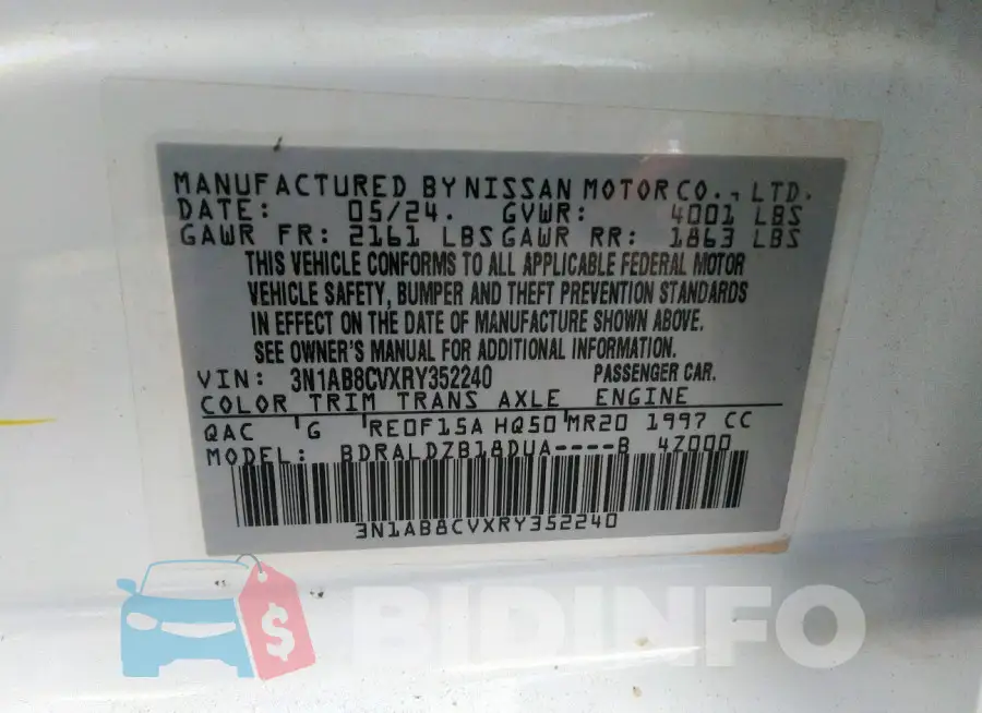 3N1AB8CVXRY352240 Photo# 9
