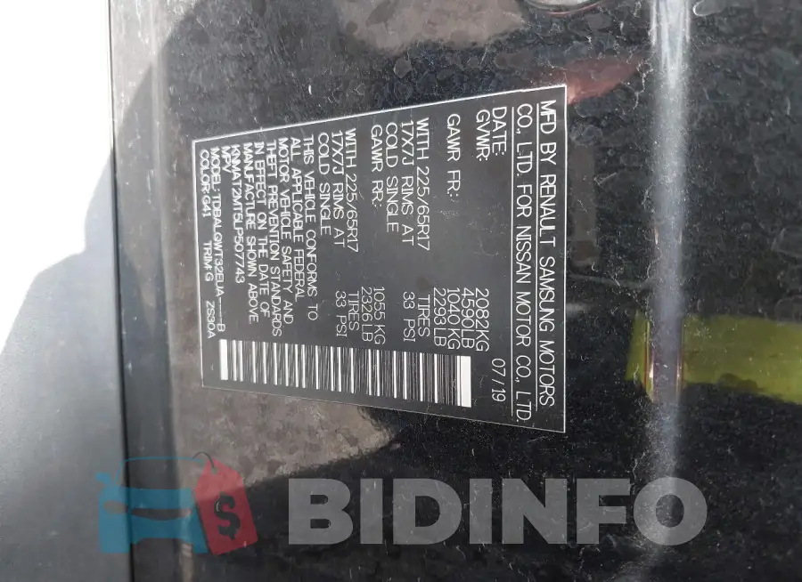 KNMAT2MT5LP507743 Photo# 9