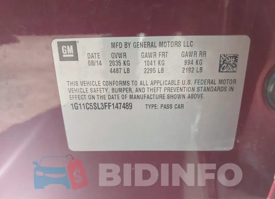 1G11C5SL3FF147489 Photo# 9