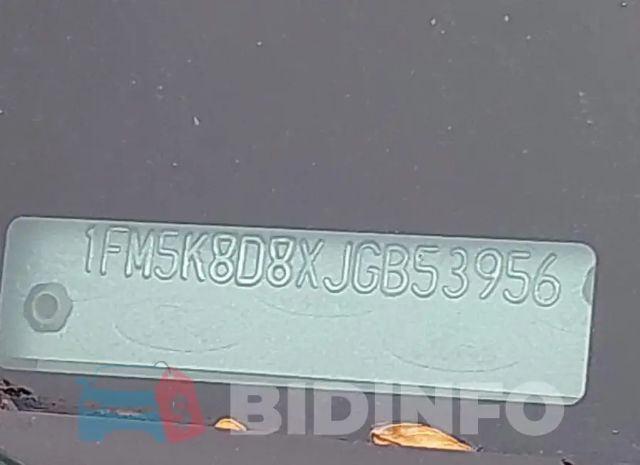 1FM5K8D8XJGB53956 Photo# 9