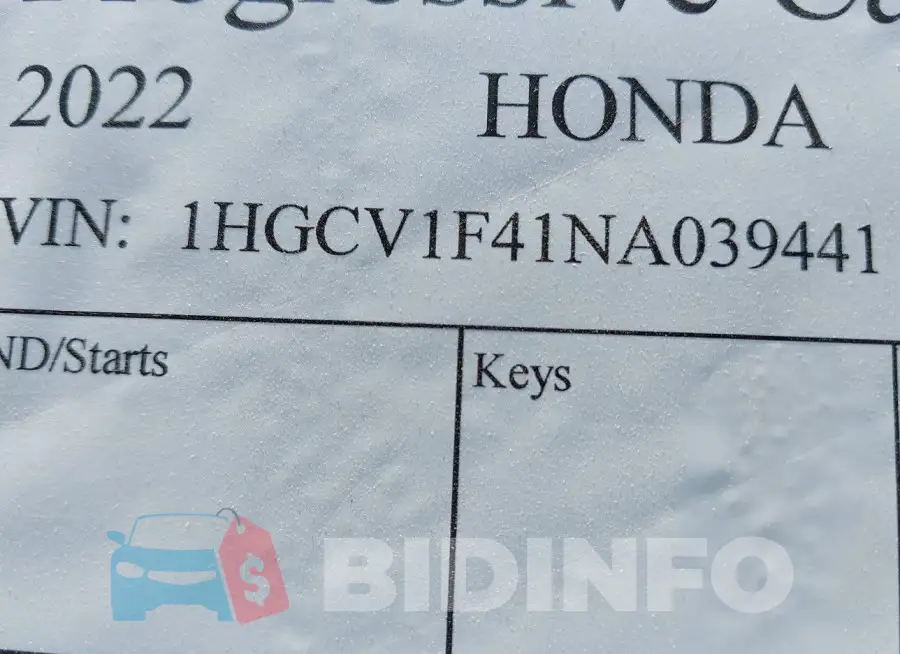 1HGCV1F41NA039441 Photo# 18
