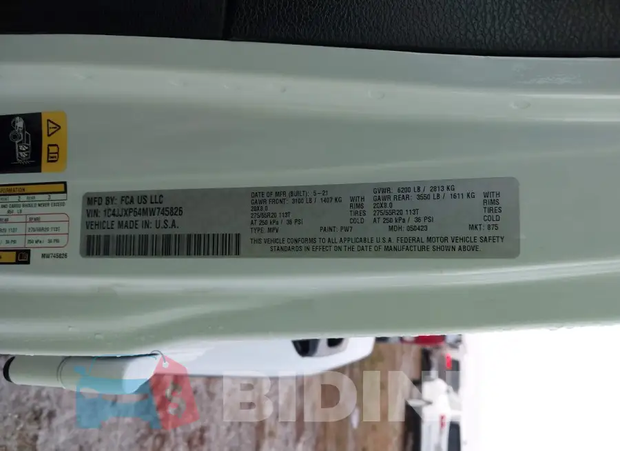 1C4JJXP64MW745826 Photo# 9