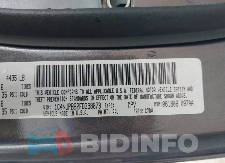 1C4NJPBB2FD398873 Photo# 9