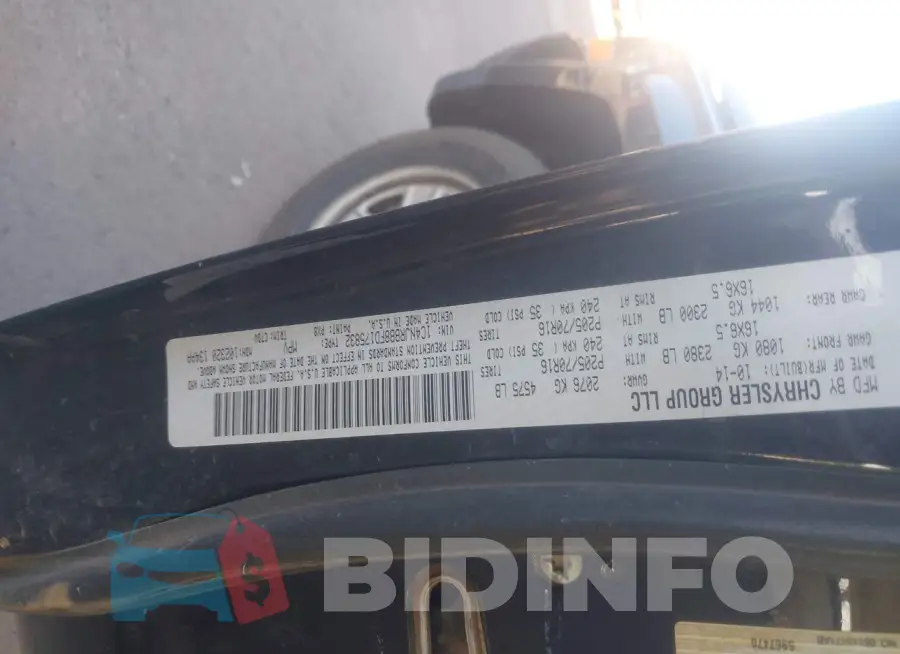 1C4NJRBB8FD175832 Photo# 9