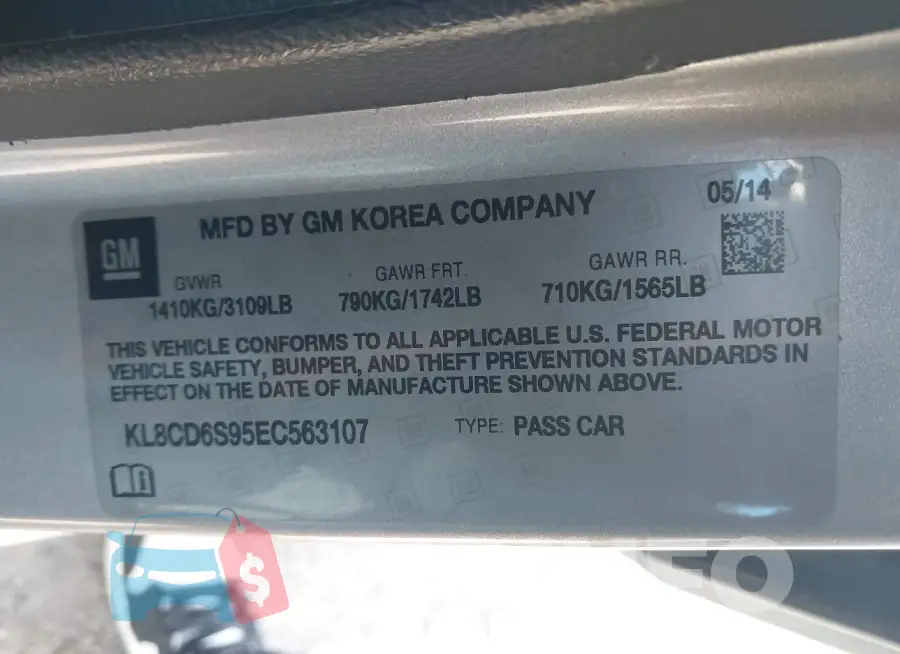 KL8CD6S95EC563107 Photo# 9