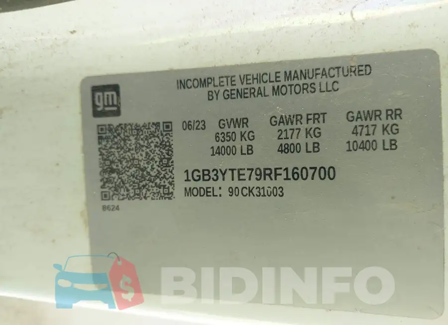 1GB3YTE79RF160700 Photo# 9