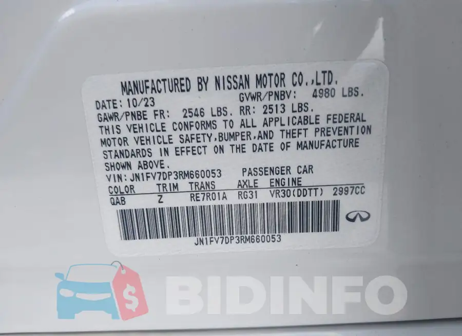 JN1FV7DP3RM660053 Photo# 9