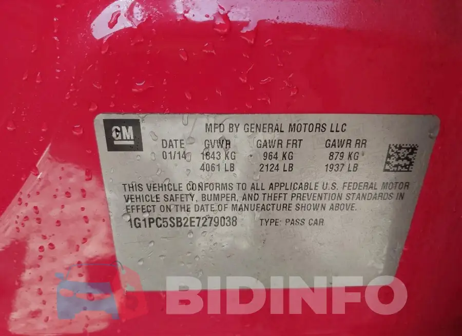 1G1PC5SB2E7279038 Photo# 9