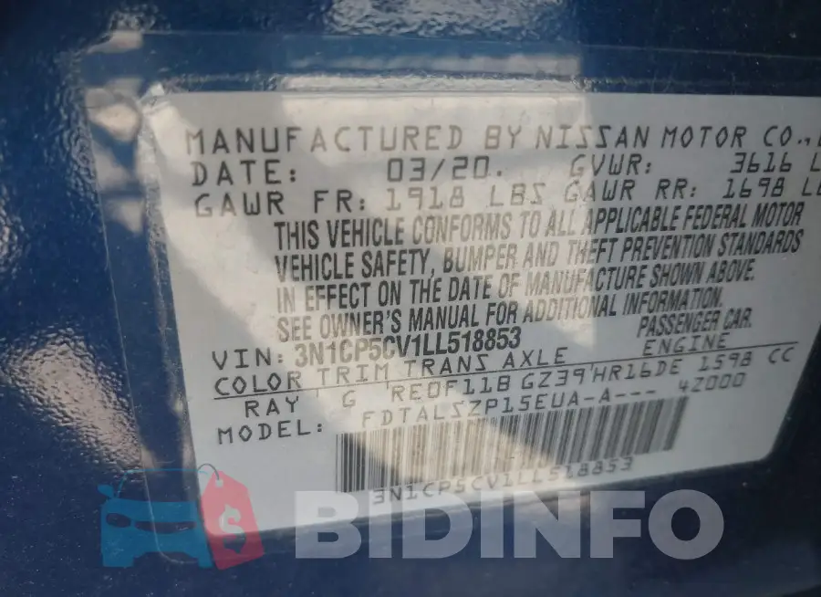 3N1CP5CV1LL518853 Photo# 9