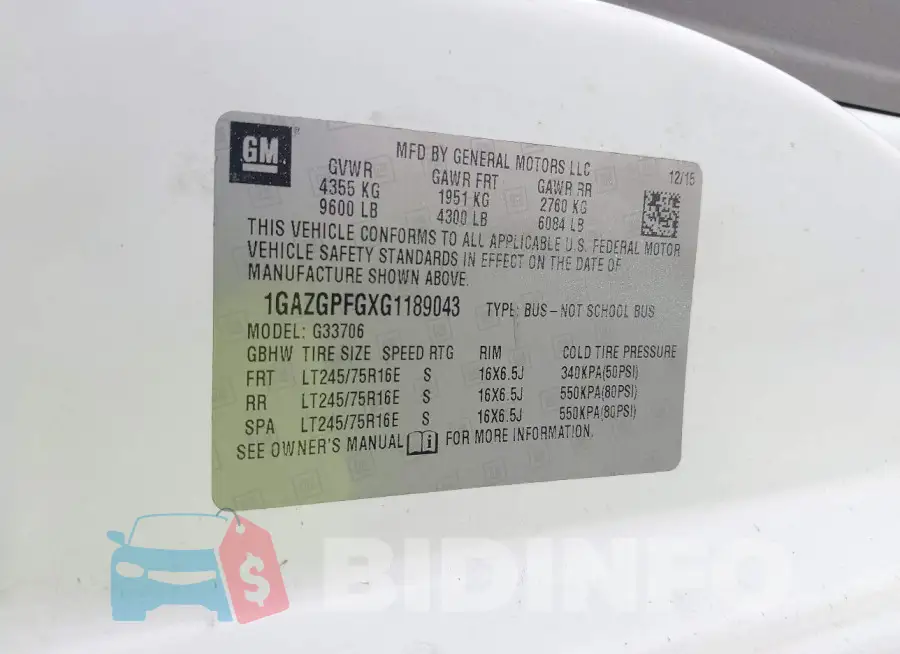 1GAZGPFGXG1189043 Photo# 9