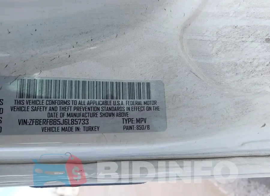 ZFBERFBB5J6L85733 Photo# 9
