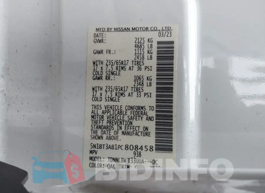 5N1BT3AB1PC808458 Photo# 9