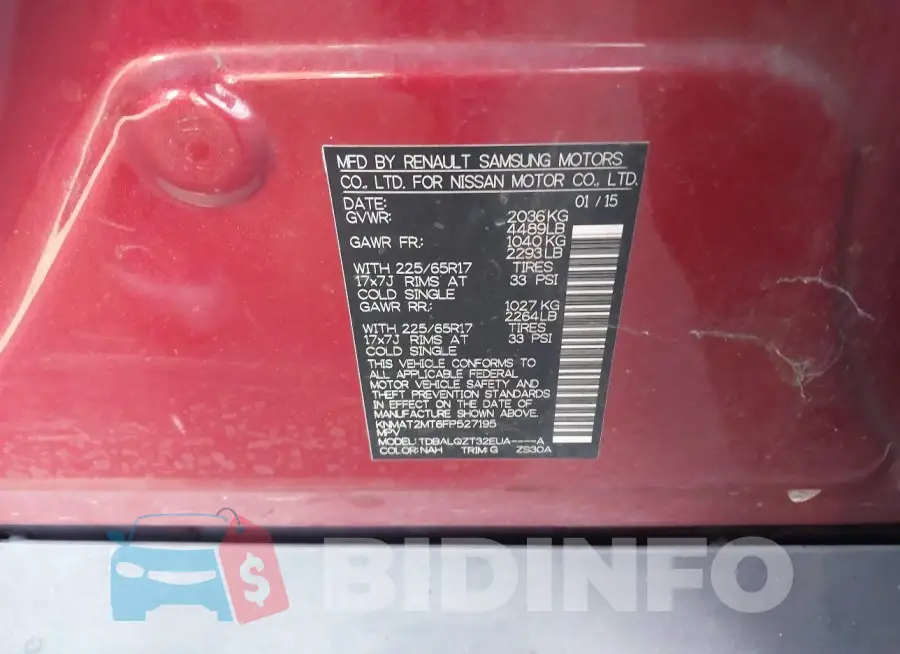 KNMAT2MT6FP527195 Photo# 9