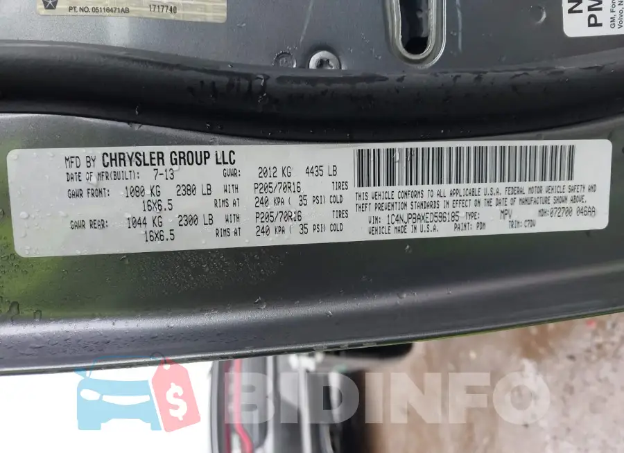 1C4NJPBAXED596185 Photo# 9