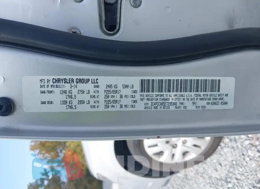 3C4PDCAB5ET235346 Photo# 9