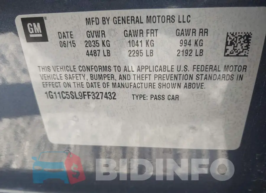 1G11C5SL9FF327432 Photo# 9