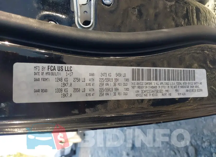 3C4PDCEG4HT581821 Photo# 9