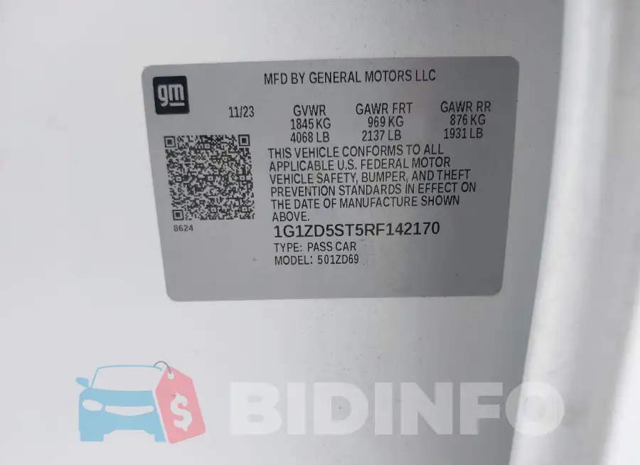 1G1ZD5ST5RF142170 Photo# 9
