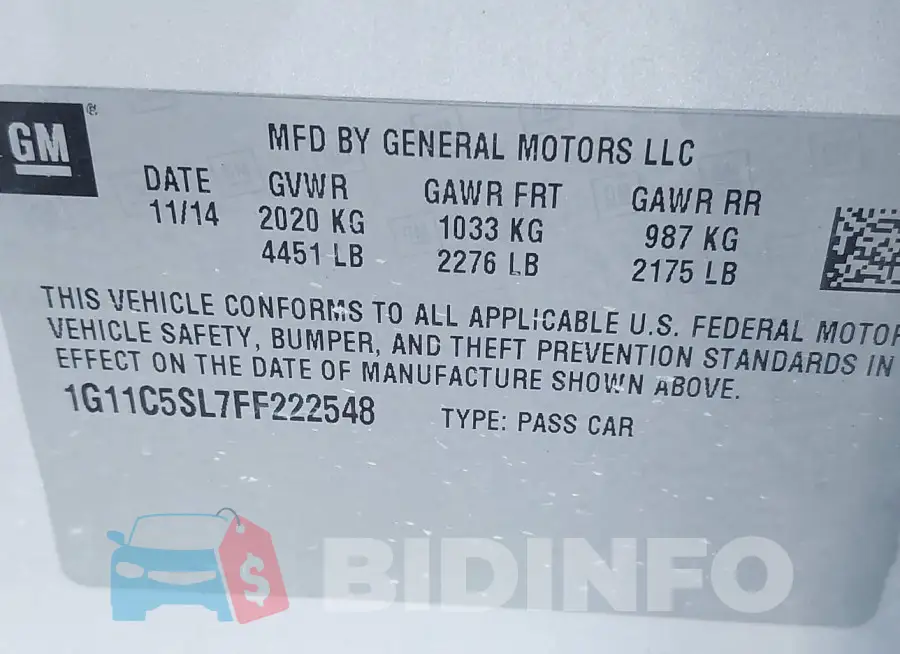 1G11C5SL7FF222548 Photo# 9