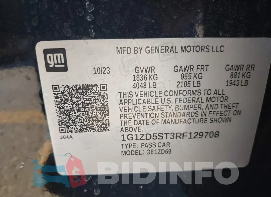 1G1ZD5ST3RF129708 Photo# 9