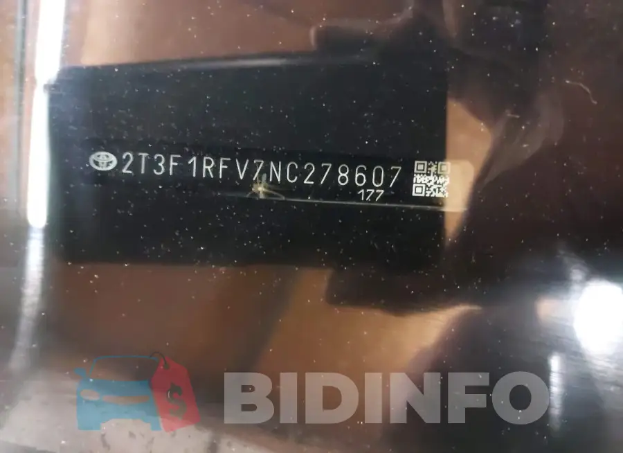 2T3F1RFV7NC278607 Photo# 9