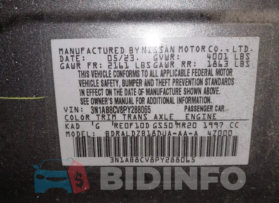 3N1AB8CV8PY288065 Photo# 9