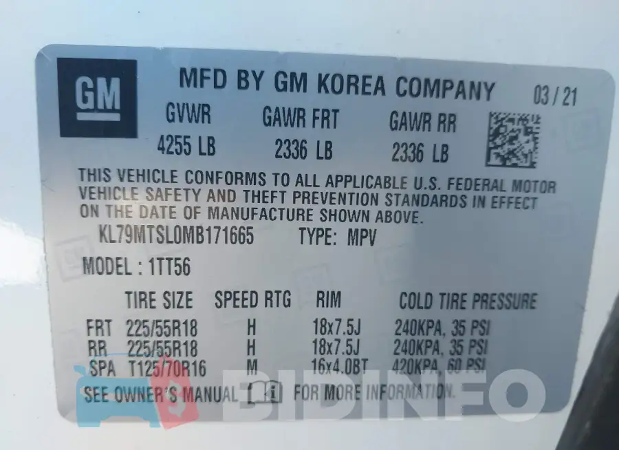 KL79MTSL0MB171665 Photo# 9