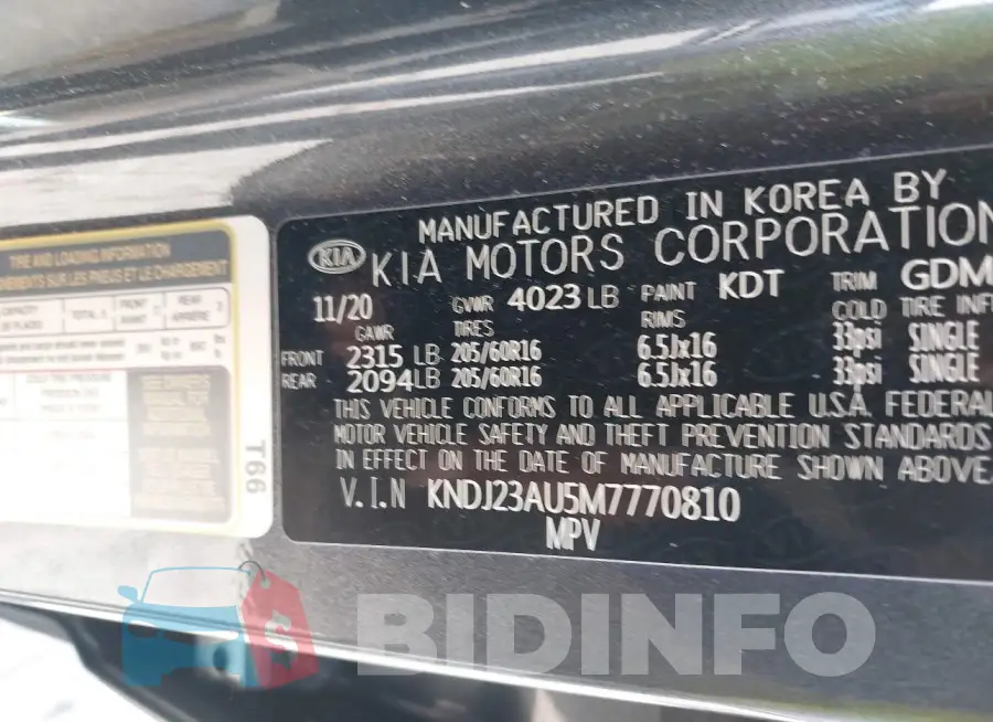 KNDJ23AU5M7770810 Photo# 9