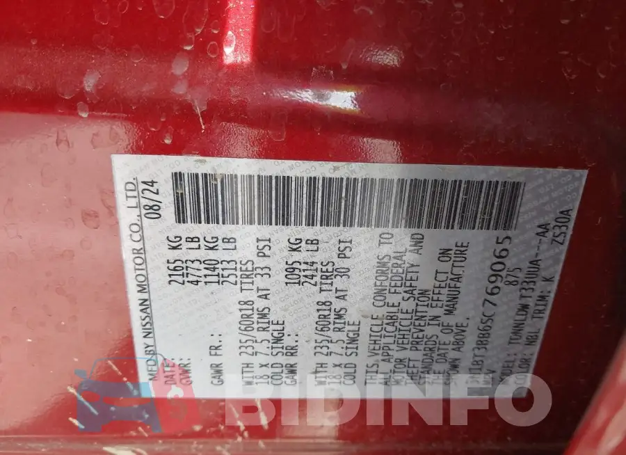 5N1BT3BB6SC769065 Photo# 9