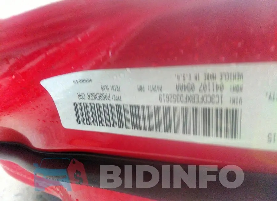 1C3CDFEBXFD352619 Photo# 9