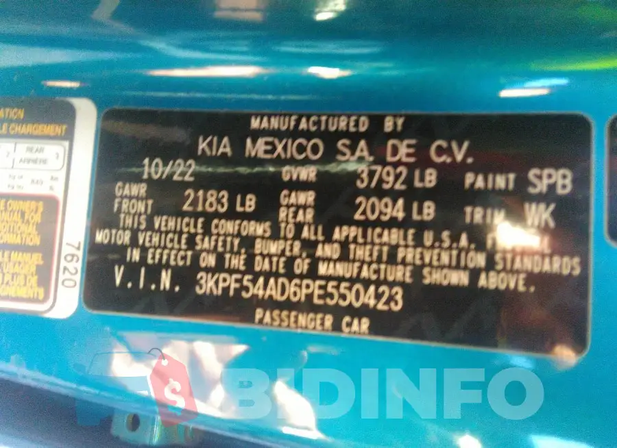 3KPF54AD6PE550423 Photo# 9