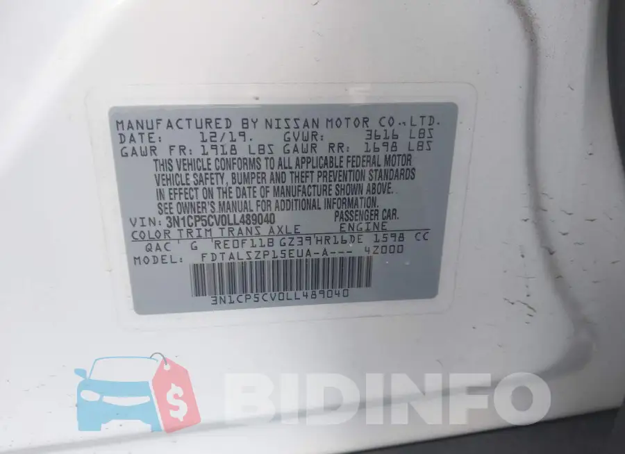 3N1CP5CV0LL489040 Photo# 9
