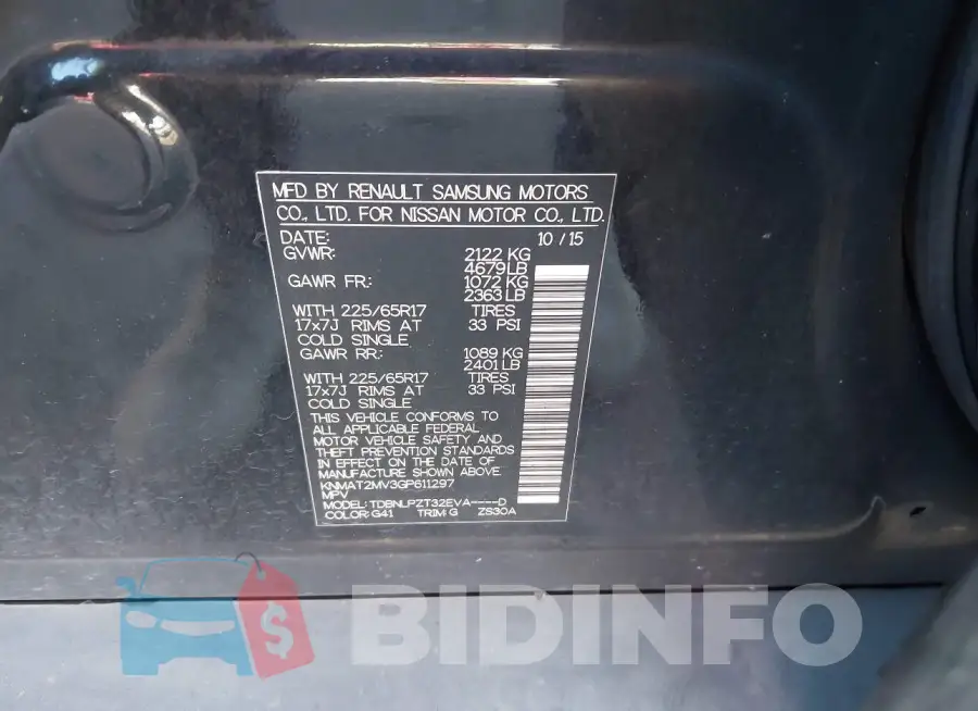 KNMAT2MV3GP611297 Photo# 9