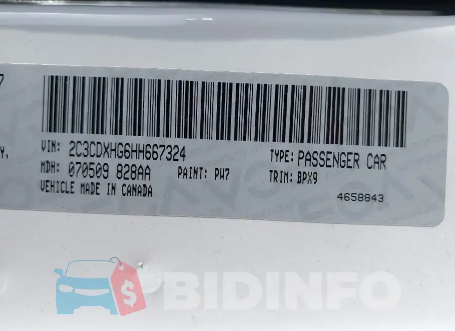 2C3CDXHG6HH667324 Photo# 9