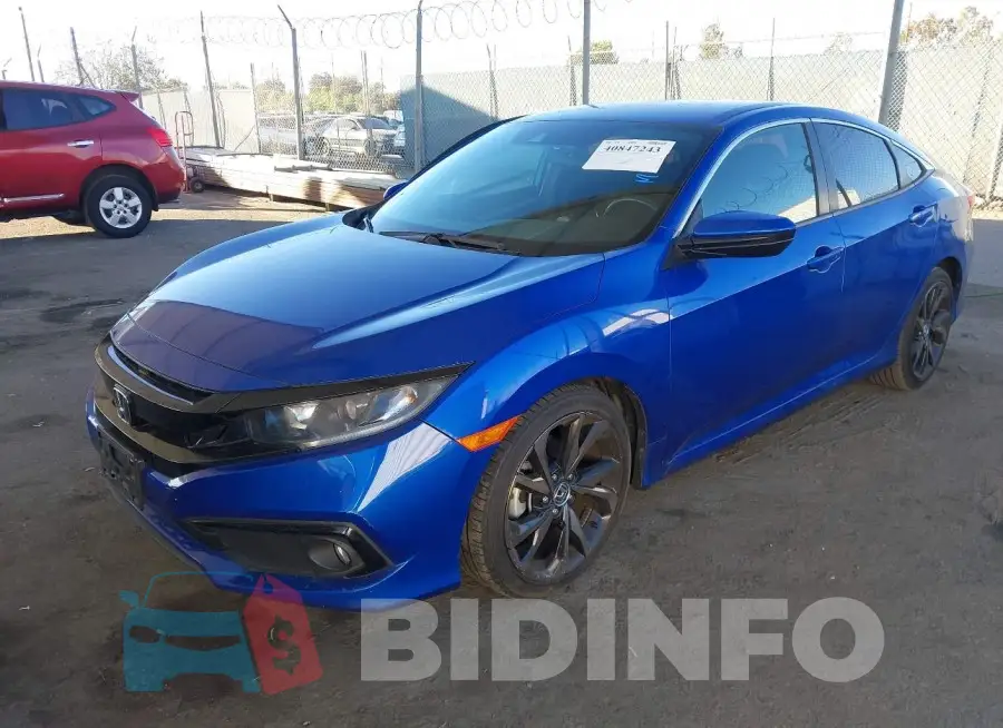 2HGFC2F83KH516931 Photo# 2