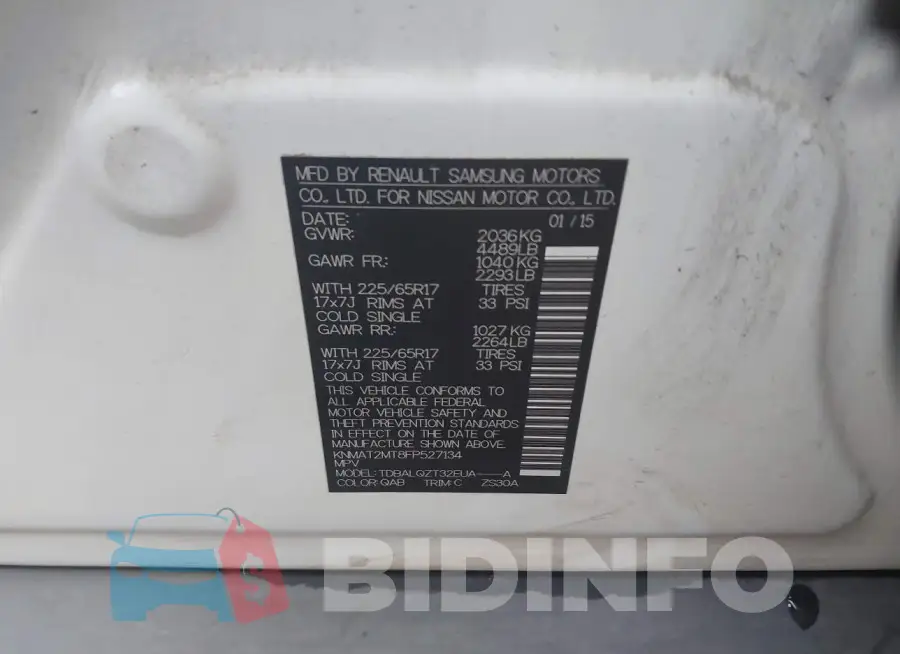 KNMAT2MT8FP527134 Photo# 9