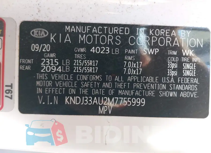 KNDJ33AU2M7755999 Photo# 9